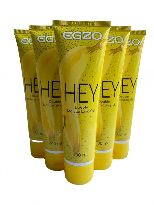 Набор из 5 анальных лубрикантов на водной основе Egzo Hey (по 100 мл.) - EGZO - купить с доставкой в Сергиевом Посаде