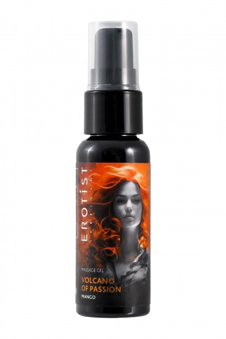 Гель с эффектом вибрации Volcano Of Passion со вкусом манго - 25 мл. - Erotist Lubricants - купить с доставкой в Сергиевом Посаде