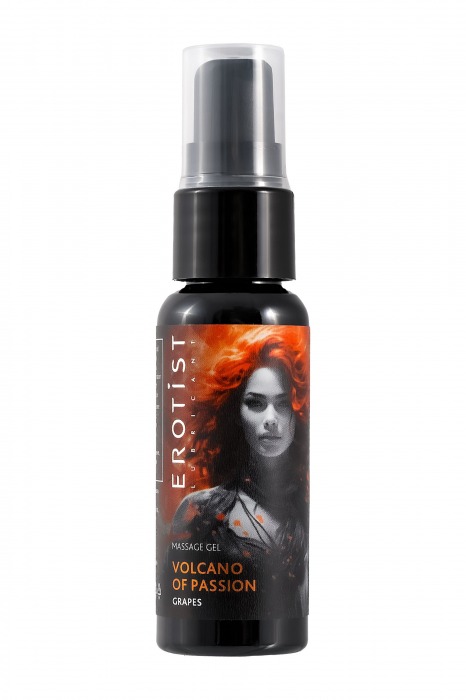 Гель с эффектом вибрации Volcano Of Passion со вкусом винограда - 25 мл. - Erotist Lubricants - купить с доставкой в Сергиевом Посаде