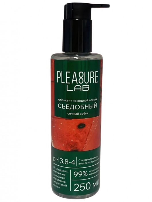 Лубрикант на водной основе Pleasure Lab с ароматом арбуза - 250 мл. - Pleasure Lab - купить с доставкой в Сергиевом Посаде