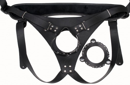 Пояс Hard Brutal для больших насадок - LOVETOY (А-Полимер) - купить с доставкой в Сергиевом Посаде