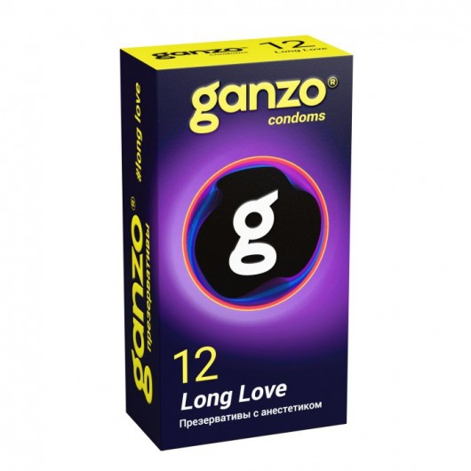 Презервативы с анестетиком для продления удовольствия Ganzo Long Love - 12 шт. - Ganzo - купить с доставкой в Сергиевом Посаде