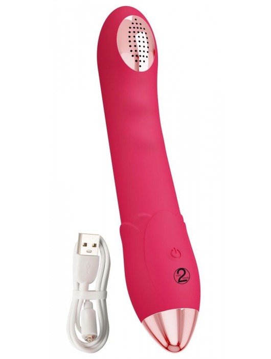 Малиновая насадка на душ с вибрацией Showers to orgasm - 20,1 см. - Orion - купить с доставкой в Сергиевом Посаде