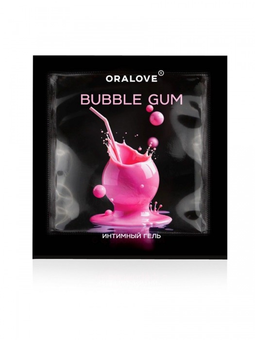 Саше съедобной оральной смазки OraLove с ароматом бабл-гам - 3 гр. - Биоритм - купить с доставкой в Сергиевом Посаде
