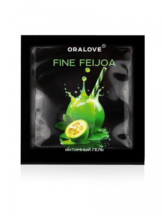 Саше съедобной оральной смазки OraLove с ароматом фейхоа - 3 гр. - Биоритм - купить с доставкой в Сергиевом Посаде