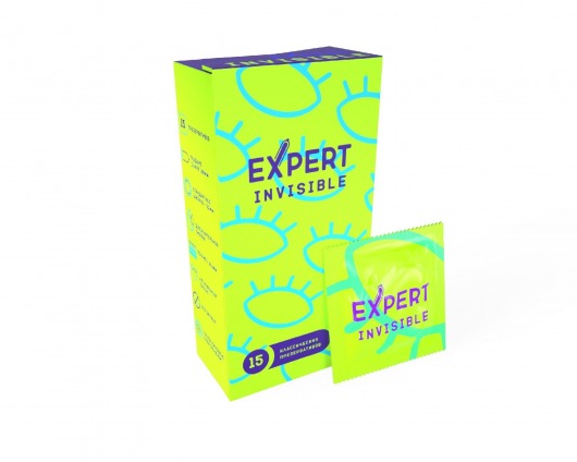 Ультратонкие презервативы Expert Invisible - 15 шт. - Expert - купить с доставкой в Сергиевом Посаде