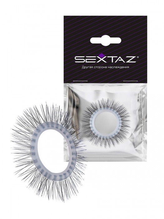 Круглое эрекционное кольцо с «ресничками» - Sextaz - в Сергиевом Посаде купить с доставкой