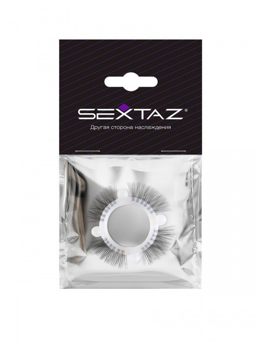 Эластичное кольцо с «ресничками» и 4 шариками - Sextaz - в Сергиевом Посаде купить с доставкой