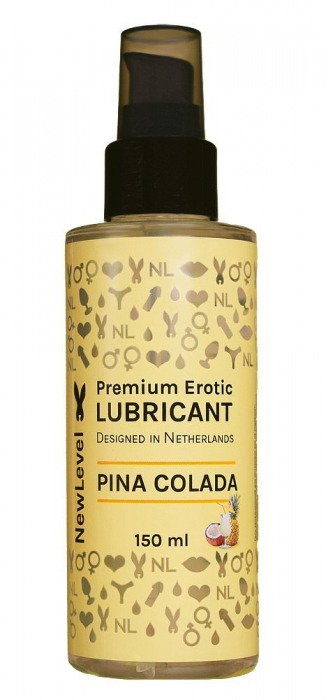 Ароматизированный лубрикант на водной основе NewLevel Pina Colada - 150 мл. - NewLevel - купить с доставкой в Сергиевом Посаде