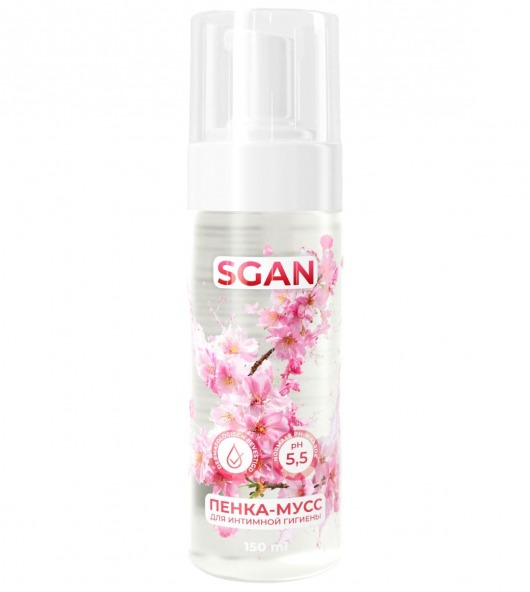 Пенка-мусс для интимной гигиены SGAN с пребиотиками - 150 мл. - SGAN - купить с доставкой в Сергиевом Посаде