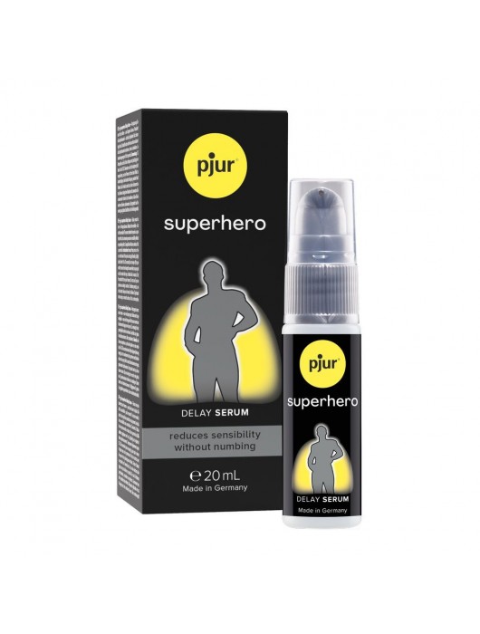 Пролонгатор-сыворотка pjur Superhero Delay Serum - 20 мл. - Pjur - купить с доставкой в Сергиевом Посаде