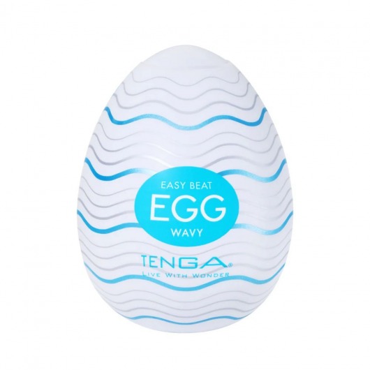 Мастурбатор-яйцо Tenga Egg Wavy - Tenga - в Сергиевом Посаде купить с доставкой