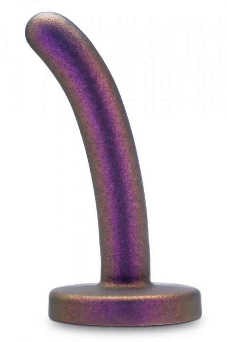 Фиолетовая насадка с гладкой поверхностью Surrender 4.75 Inch Beginner Pegging Dildo - 12 см. - Blush Novelties - купить с доставкой в Сергиевом Посаде