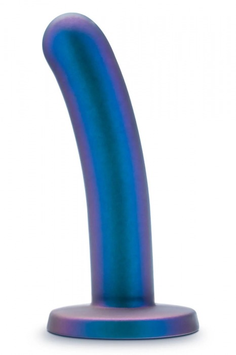 Синяя насадка с гладкой поверхностью Surrender 5.75 Inch Intermediate Pegging Dildo - 14,6 см. - Blush Novelties - купить с доставкой в Сергиевом Посаде