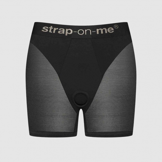 Трусики-шорты для фиксации насадок Strap-on-me Harness Lingerie Halo - size L - Strap-on-me - купить с доставкой в Сергиевом Посаде