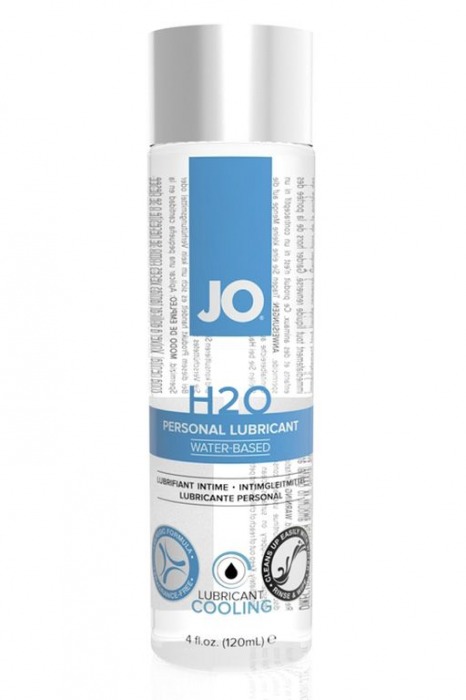 Охлаждающий лубрикант на водной основе JO Personal Lubricant H2O COOLING - 120 мл. - System JO - купить с доставкой в Сергиевом Посаде