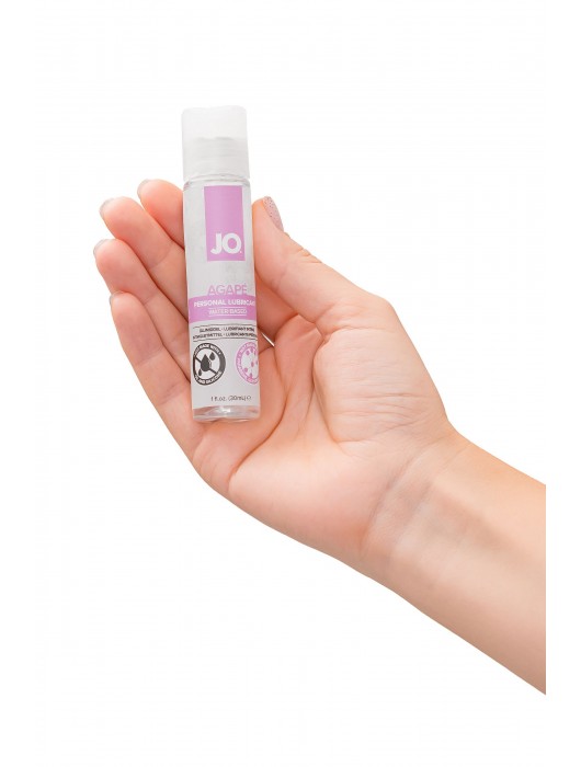 Лубрикант на водной основе для женщин JO AGAPE ORIGINAL - 30 мл. - System JO - купить с доставкой в Сергиевом Посаде