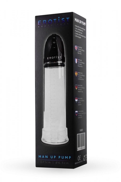 Автоматическая вакуумная помпа Man up pump - Erotist Adult Toys - в Сергиевом Посаде купить с доставкой