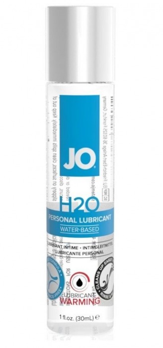 Возбуждающий лубрикант на водной основе JO Personal Lubricant H2O Warming - 30 мл. - System JO - купить с доставкой в Сергиевом Посаде