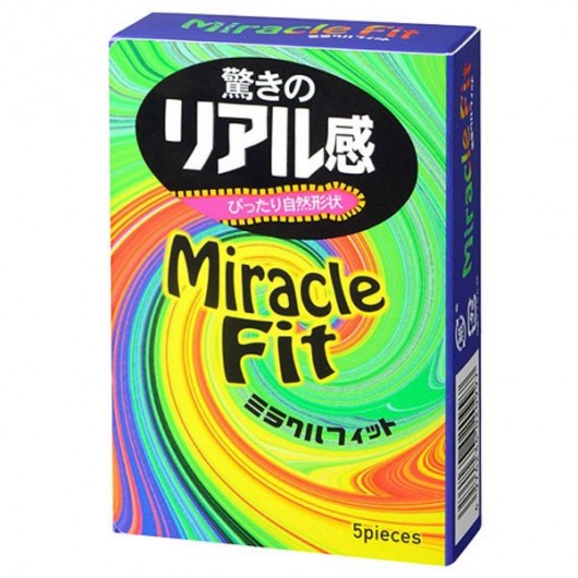 Презервативы Sagami Xtreme Miracle Fit - 5 шт. - Sagami - купить с доставкой в Сергиевом Посаде