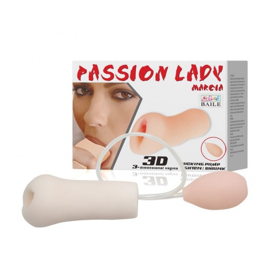 Мастурбатор Passion Lady Marcia с грушей для имитации посасывания - Baile - в Сергиевом Посаде купить с доставкой