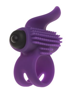 Эрекционное кольцо с подхватом мошонки и стимуляцией клитора Bullet Lastic Ring - Adrien Lastic - в Сергиевом Посаде купить с доставкой