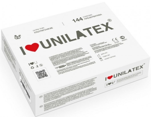 Ультратонкие презервативы Unilatex Ultra Thin - 144 шт. - Unilatex - купить с доставкой в Сергиевом Посаде