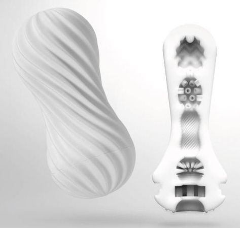 Мастурбатор FLEX Silky White с мягким рельефом - Tenga - в Сергиевом Посаде купить с доставкой