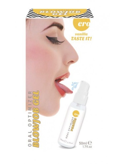 Увлажняющий гель для орального секса с ароматом ванили - 50 мл. - Ero - купить с доставкой в Сергиевом Посаде