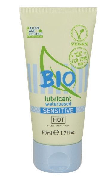 Органический лубрикант для чувствительной кожи Bio Sensitive - 50 мл. - HOT - купить с доставкой в Сергиевом Посаде