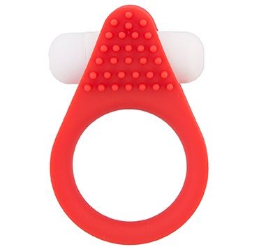 Красное эрекционное кольцо LIT-UP SILICONE STIMU RING 1 RED - Dream Toys - в Сергиевом Посаде купить с доставкой