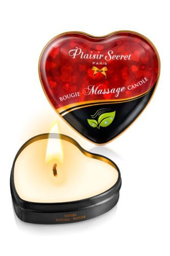 Массажная свеча с нейтральным ароматом Bougie Massage Candle - 35 мл. - Plaisir Secret - купить с доставкой в Сергиевом Посаде