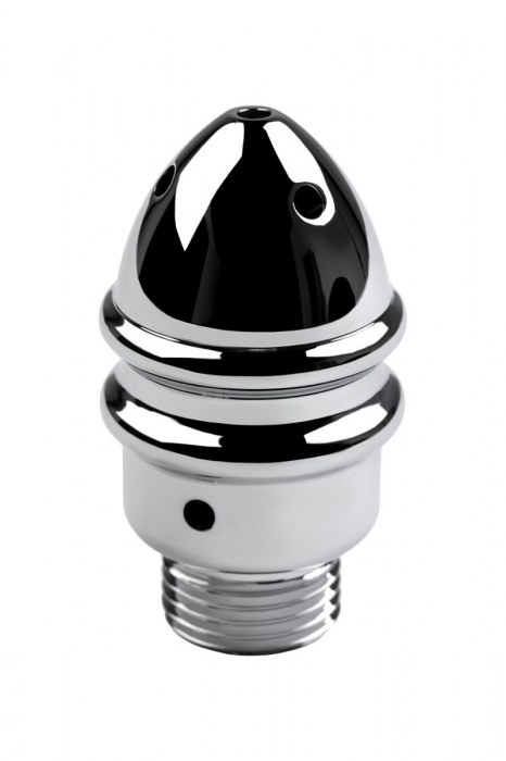 Металлический анальный душ с тремя насадками - ToyFa - купить с доставкой в Сергиевом Посаде