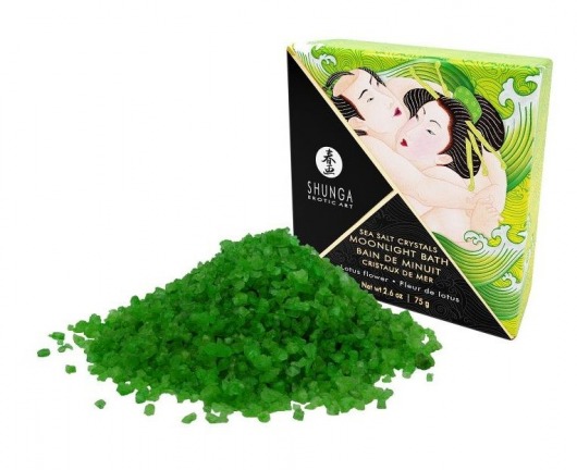 Соль для ванны Bath Salts Lotus Flower с ароматом цветков лотоса - 75 гр. -  - Магазин феромонов в Сергиевом Посаде