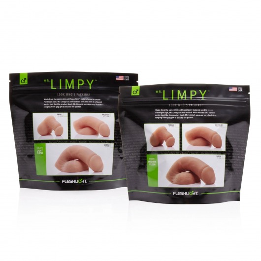 Мягкий имитатор пениса Fleshtone Limpy большого размера - 21,6 см. - Fleshlight - купить с доставкой в Сергиевом Посаде