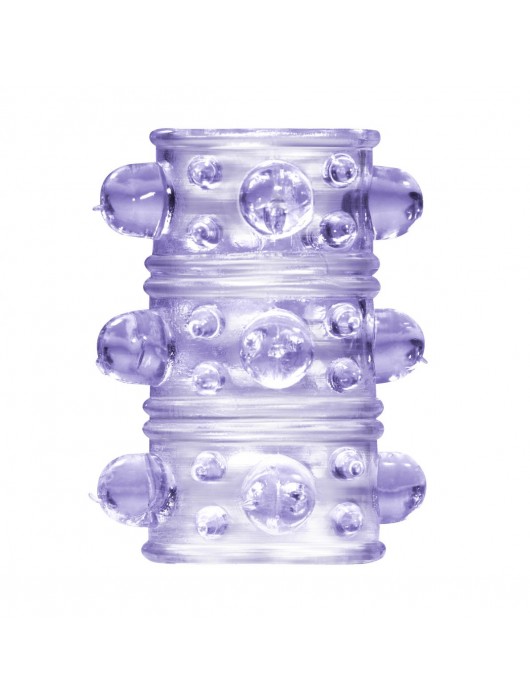 Фиолетовая насадка на пенис Rings Armour - Lola Games - в Сергиевом Посаде купить с доставкой