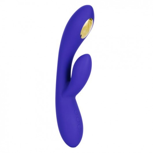 Фиолетовый вибратор с функцией электростимуляции Intimate E-Stimulator Dual Wand - 21,5 см. - California Exotic Novelties - купить с доставкой в Сергиевом Посаде