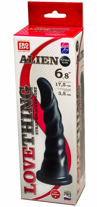 Насадка для трусиков харнесс Alien - 17,5 см. - LOVETOY (А-Полимер) - купить с доставкой в Сергиевом Посаде