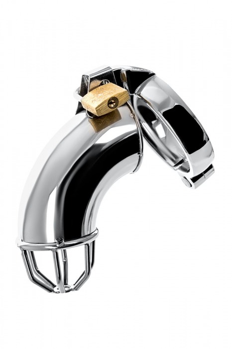 Серебристый мужской пояс верности TOYFA Metal - ToyFa - купить с доставкой в Сергиевом Посаде