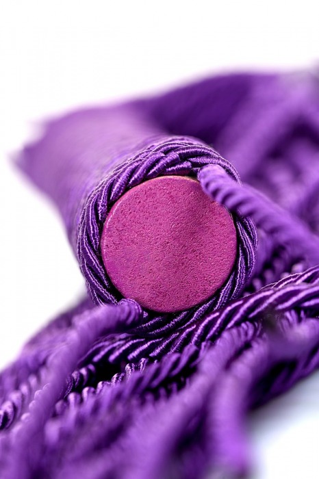 Сиреневый флоггер из веревки Theatre - 48,5 см. - ToyFa - купить с доставкой в Сергиевом Посаде