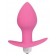 Розовая коническая анальная вибровтулка с ограничителем - 8 см. - Bior toys в Сергиевом Посаде Розовая коническая анальная вибровтулка с ограничителем - 8 см. - Bior toys