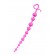 Розовая силиконовая анальная цепочка Long Sweety - 34 см. - ToyFa в Сергиевом Посаде Розовая силиконовая анальная цепочка Long Sweety - 34 см. - ToyFa