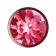 Пробка цвета розового золота с малиновым кристаллом Diamond Ruby Shine L - 8,3 см. - Lola Games - купить с доставкой в Сергиевом Посаде