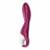 Малиновый вибромассажер для стимуляции G-точки Heated Thrill - 20,6 см. - Satisfyer купить в Сергиевом Посаде с доставкой в Orgasmix.ru Малиновый вибромассажер для стимуляции G-точки Heated Thrill - 20,6 см. - Satisfyer