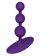 Фиолетовая анальная цепочка Romp Amp - 13,5 см. - ROMP