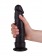Крупный чёрный фаллоимитатор без мошонки - 20,5 см. - LOVETOY (А-Полимер) купить с доставкой в интернет-магазине Orgasmix в Сергиевом Посаде Крупный чёрный фаллоимитатор без мошонки - 20,5 см. - LOVETOY (А-Полимер)