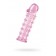 Гелевая розовая насадка на фаллос с шипами - 12 см. - Toyfa Basic - в Сергиевом Посаде купить с доставкой Гелевая розовая насадка на фаллос с шипами - 12 см. - Toyfa Basic - в Сергиевом Посаде купить с доставкой